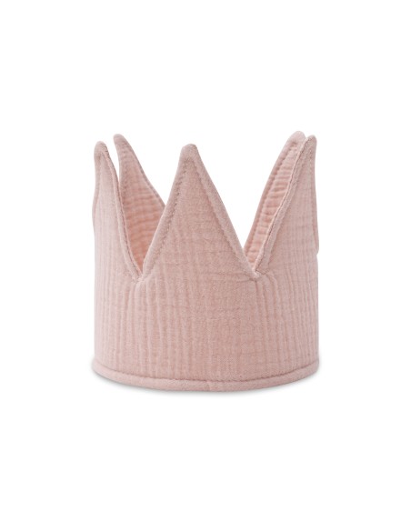 Couronne en gaze de coton Rose pour enfant