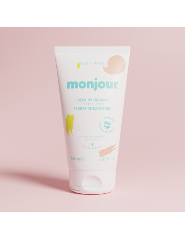 Crème Hydratante Visage et Corps Bébé Monjour