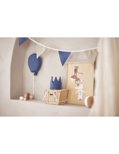 Décoration Ballon en toile Bleu 2