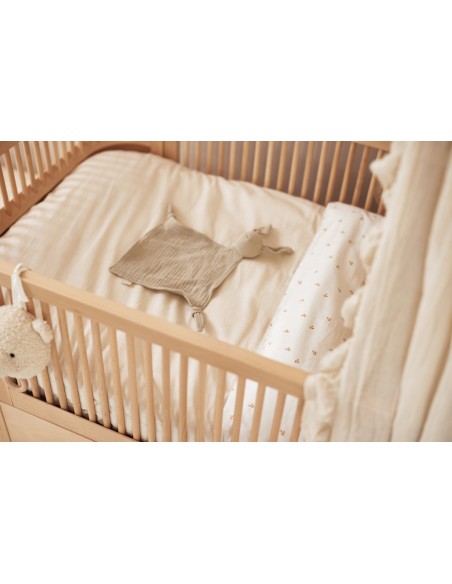 Doudou Lange Lapin Vert Olive