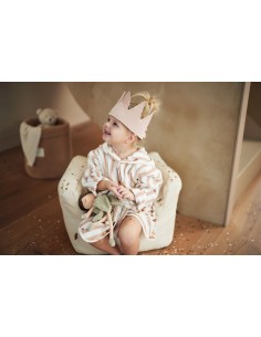 Couronne en gaze de coton Rose pour enfant 2