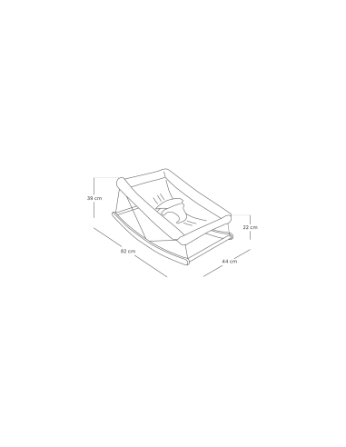 Transat pour bébé Growing green Léonie Latte...