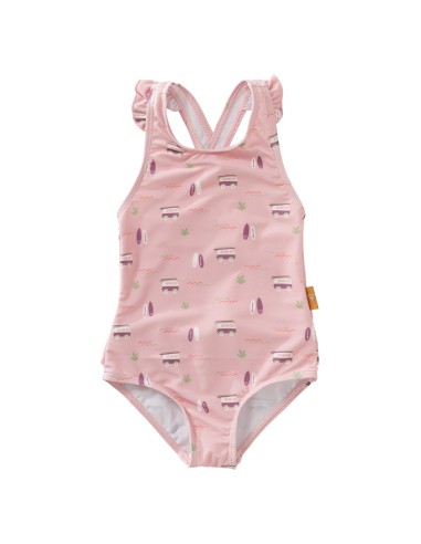 Maillot de Bain 1 pièce Anti UV Surf Girl Rose 1 - 2 ans