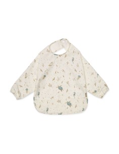 Bavoir imperméable à manches Sea Garden