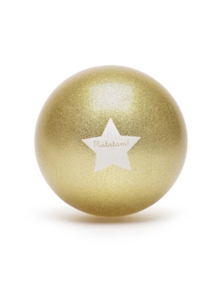 Ballon Pailleté Doré Chat 15 cm - Ratatam