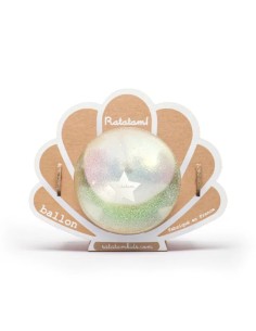 Ballon Baby Coquillage effet Lamé 10 cm - Ratatam