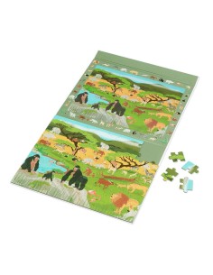 Livre Puzzle Magnétique Animaux de la Savane 2