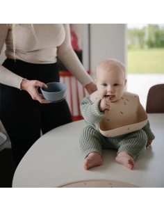 Mini Cuillères d'apprentissage Mushie (x2) en silicone... 2