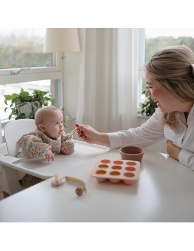 Mini Cuillères d'apprentissage Mushie (x2) en...