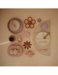 Mini Cuillères d'apprentissage Mushie (x2) en silicone... 2