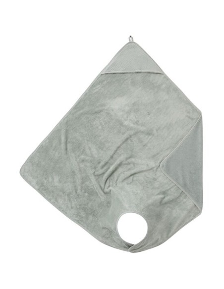 Cape de Bain Tablier Vert de Gris