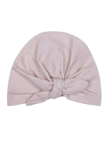 Bonnet Turban de Naissance Nude