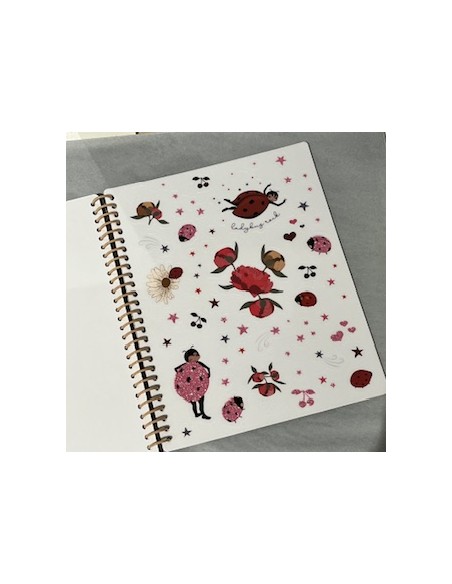 Cahier de Stickers - Jeux d'autocollants réutilisables pour enfant Blush