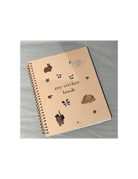 Cahier de Stickers - Jeux d'autocollants réutilisables pour enfant Blush