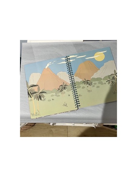 Cahier de Stickers - jeux d'autocollants réutilisables pour enfant Green