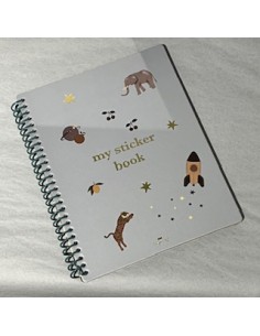 Cahier de Stickers - jeux d'autocollants réutilisables...