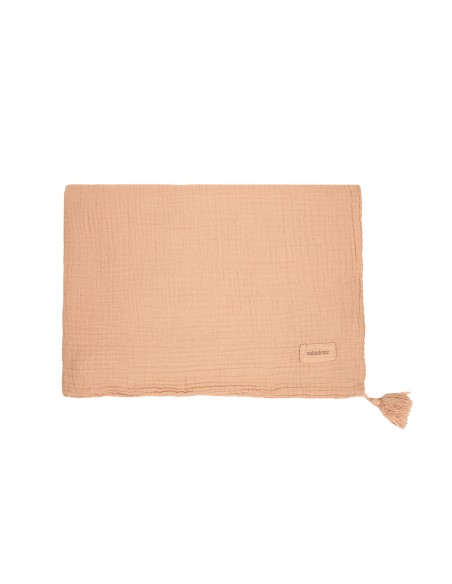 Couverture Wabi-Sabi Powder Pink en Coton Biologique 65 x 100cm