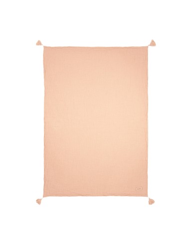 Couverture Wabi-Sabi Powder Pink en Coton...