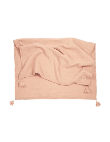 Couverture Wabi-Sabi Powder Pink en Coton...