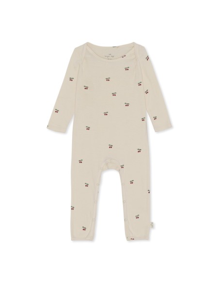Combinaison pyjama en coton biologique Cherry