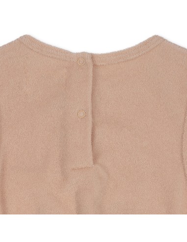 Barboteuse d'été Itty Cameo Rose en coton bio