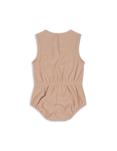 Barboteuse d'été Itty Cameo Rose en coton bio