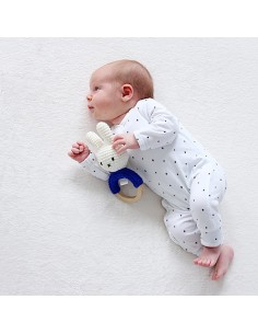 Hochet Anneau de Dentition en crochet Miffy Bleu 2