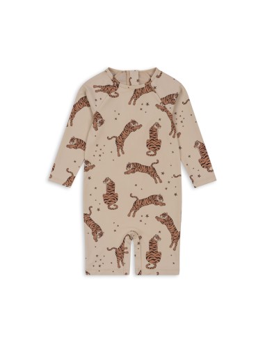 Combinaison de bain maillot de bain Anti-UV Aster Tiger Beige 9 mois