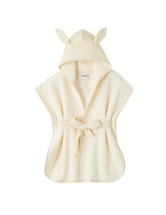 Poncho de bain Lapin en Bambou & Gaze coton Mousse de Lait
