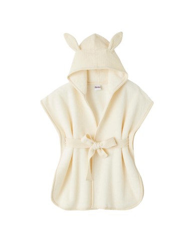 Poncho de bain Lapin en Bambou & Gaze coton Mousse de Lait