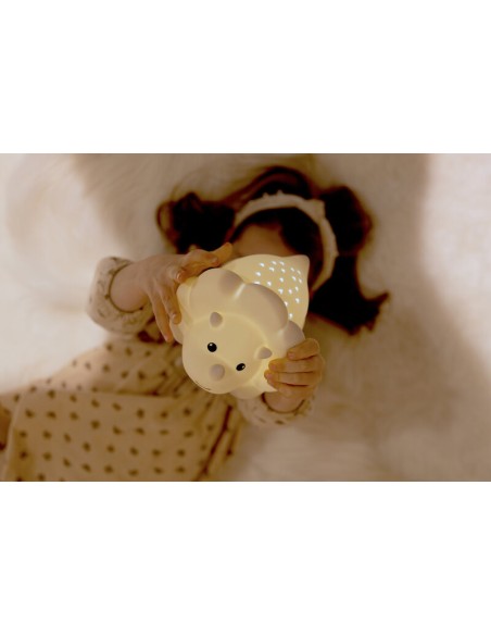 Veilleuse Petit Dinosaure Tricératops Juliette Sable