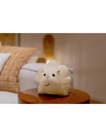 Veilleuse Petit Dinosaure Tricératops Juliette Sable