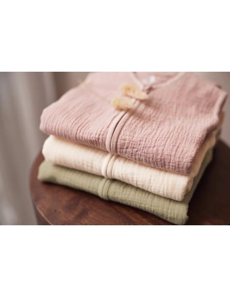 Gigoteuse d'été légère Gaze de coton Oatmeal