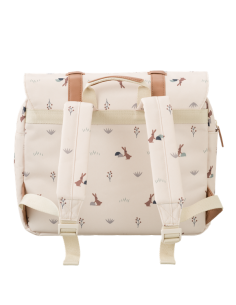 Cartable enfant Beige Sable Lapins 2