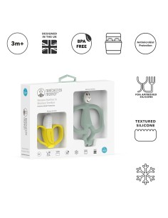 Lot de Jouets de dentition Singe Vert et Banane... 2