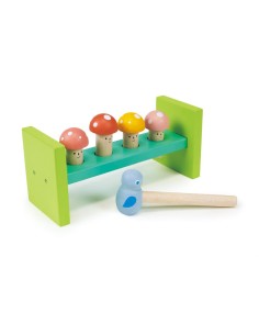 Banc de marteau Champignons en bois Mentari 2