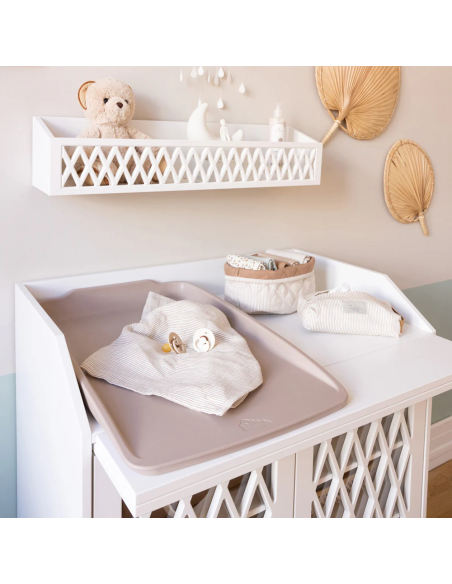 Matelas à langer en mousse Pur Hazel beige CamCam
