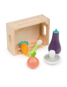 Panier du Marché Légumes en bois - Mentari 2