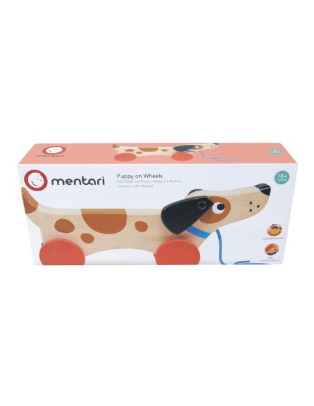 Jouet à Tirer en Bois Chien - Mentari