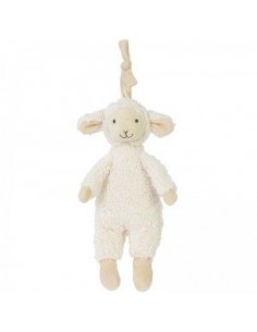 Peluche musicale Leo le petit agneau Blanc