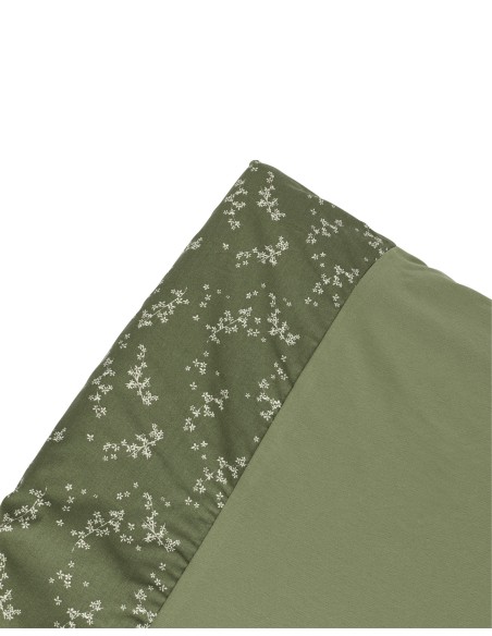 Housse de matelas à langer 70x50 cm Green Jasmine en Coton biologique