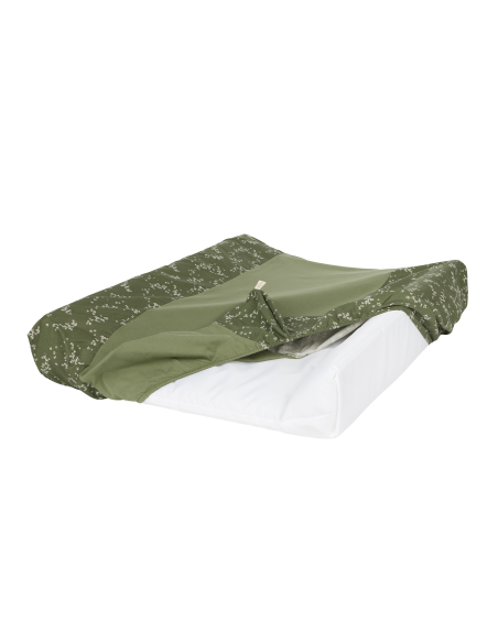 Housse de matelas à langer 70x50 cm Green Jasmine en Coton biologique
