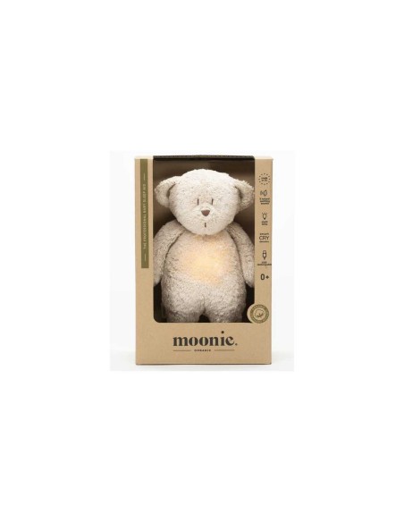 Ourson Moonie Organic Sable V2 - Musique et Lumière