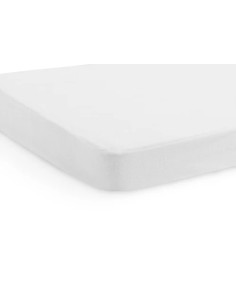 Housse Alèse Molletonnée en coton Blanc 60x120cm 2