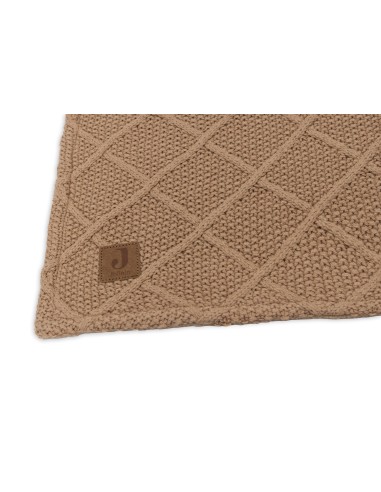 Couverture en maille tricotée et polaire Check...