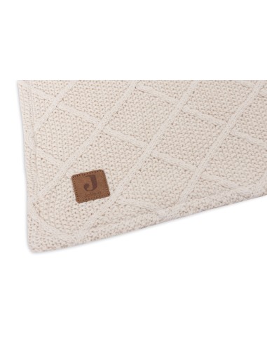 Couverture en maille tricotée et polaire Check...