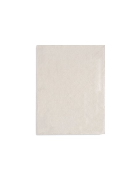 Couverture en maille tricotée et polaire Check Knit 75x100cm Oatmeal