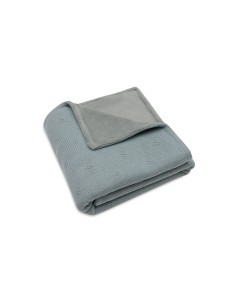 Couverture en maille tricotée et velours Cosy Knit...