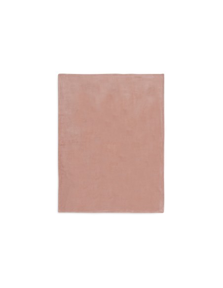 Couverture en maille tricotée et velours Cosy Knit 75x100cm Wild Rose