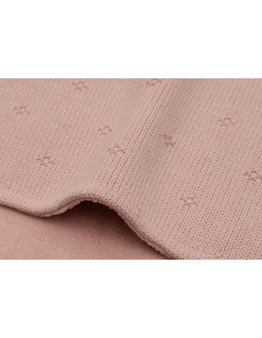 Couverture en maille tricotée et velours Cosy...